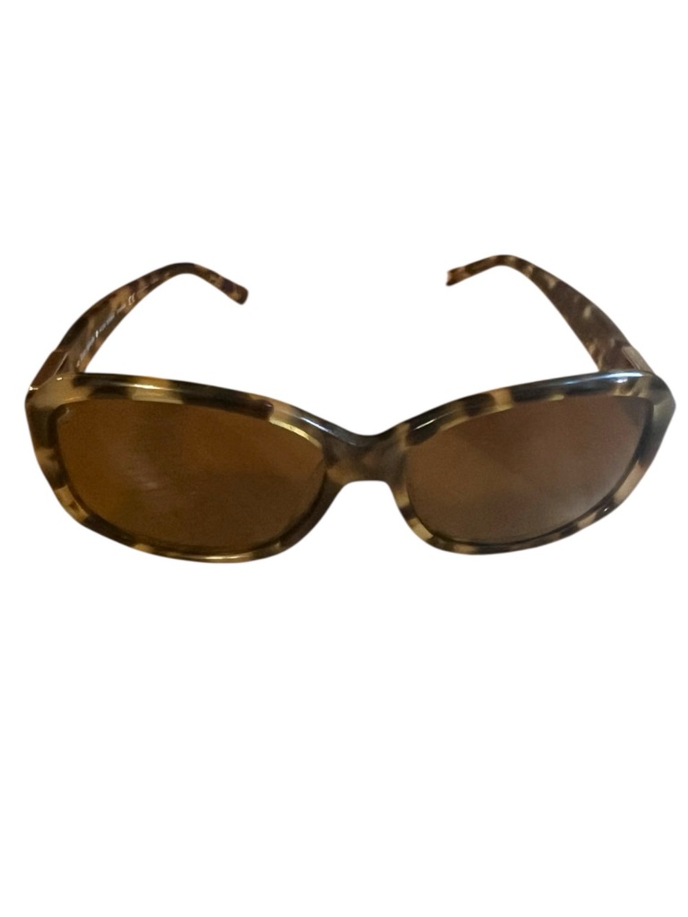 Kate Spade Annika Tortoise Shell Sunglasses with Large Logo - Picture 3 of 4